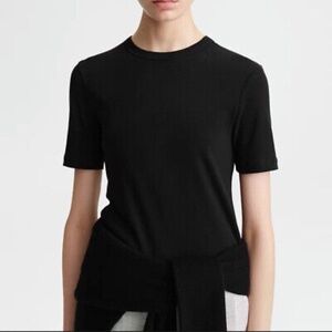 Toteme Ribbed stretch-cotton jersey T-shirt